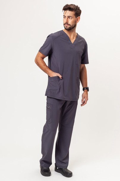 Pánská lékařská halena Cherokee Infinity V-neck Men šedá-6