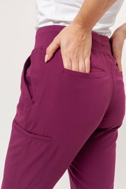 Dámská lékařská souprava Maevn Matrix Pro (halena Curved, kalhoty jogger) třešňová-12