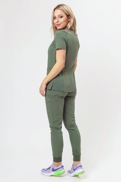 Dámské lékařské kalhoty Maevn Matrix Pro jogger olivkové-7