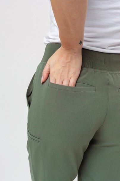 Dámské lékařské kalhoty Maevn Matrix Pro jogger olivkové-4