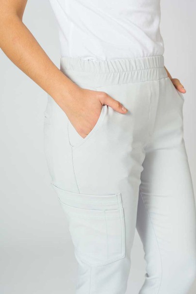 PROMO Dámské lékařské kalhoty Sunrise Uniforms Premium Chill jogger světle šedé-3