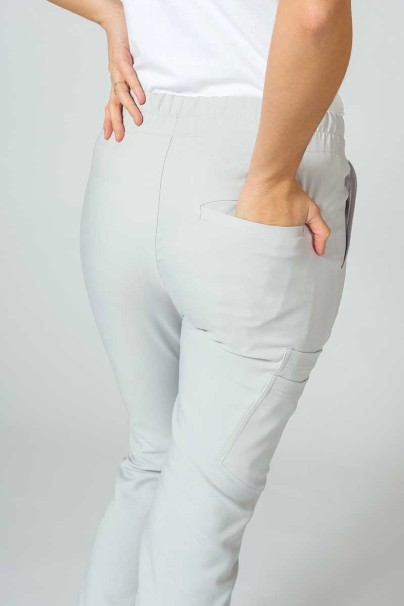 PROMO Dámské lékařské kalhoty Sunrise Uniforms Premium Chill jogger světle šedé-2