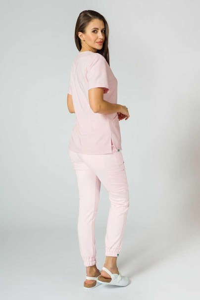 PROMO Dámské lékařské kalhoty Sunrise Uniforms Premium Chill jogger pastelově růžové-6