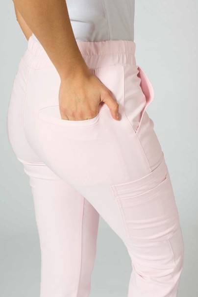 PROMO Dámské lékařské kalhoty Sunrise Uniforms Premium Chill jogger pastelově růžové-4