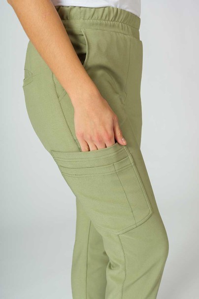 PROMO Dámské lékařské kalhoty Sunrise Uniforms Premium Chill jogger olivkové-3