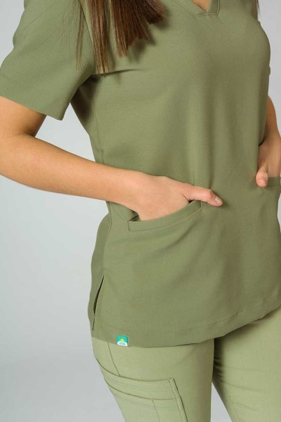 PROMO Lékařská souprava Sunrise Uniforms Premium (halena Joy, kalhoty Chill) olivková-5
