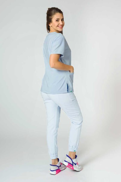 PROMO Dámské lékařské kalhoty Sunrise Uniforms Premium Chill jogger blankytně modré-4