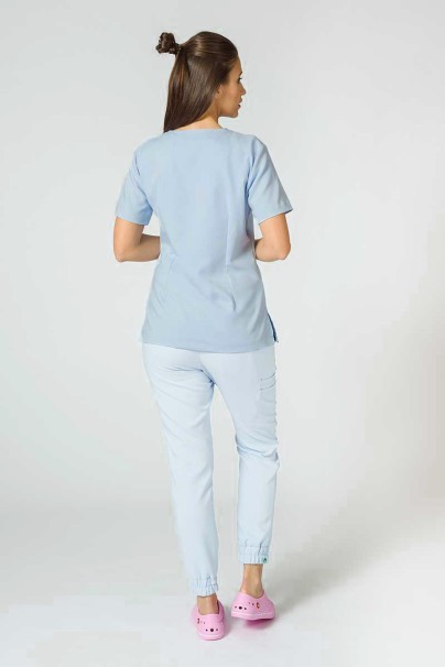PROMO Dámské lékařské kalhoty Sunrise Uniforms Premium Chill jogger blankytně modré-6