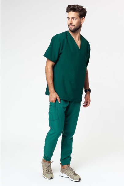 PROMO Lékařské kalhoty Sunrise Uniforms Premium Select tmavě zelené-6