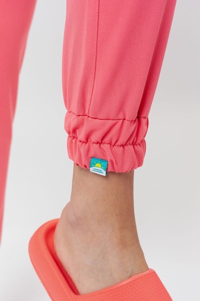 PROMO Dámské lékařské kalhoty Sunrise Uniforms Premium Chill jogger koralové-4