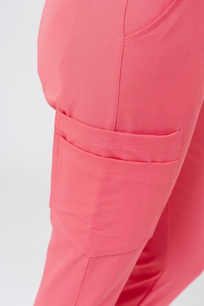 PROMO Dámské lékařské kalhoty Sunrise Uniforms Premium Chill jogger koralové-6