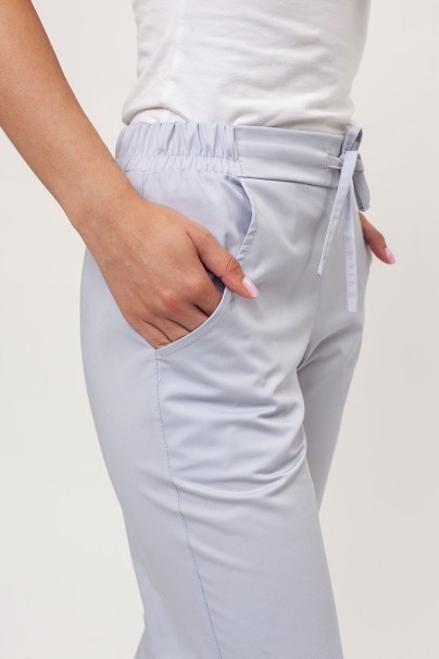 Dámské lékařské kalhoty Sunrise Basic Regular FRESH světle šedé-3