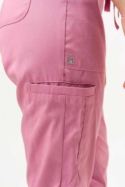 Dámská lékařská souprava Maevn Matrix (halena Double V-neck, kalhoty Yogga) šeříková-10