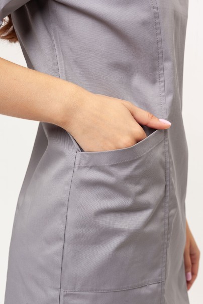 Lékařské klasické šaty Sunrise Uniforms šedé-4