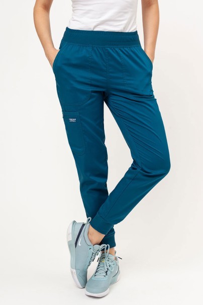 Dámská lékařská souprava Cherokee Revolution (halena Soft, kalhoty Jogger) karaibsky modrá-6