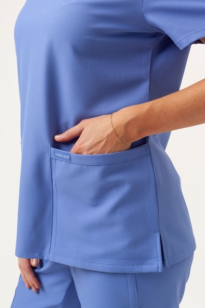 Dámská lékařská halena Cherokee Ultra V-neck Top klasicky modrá-3