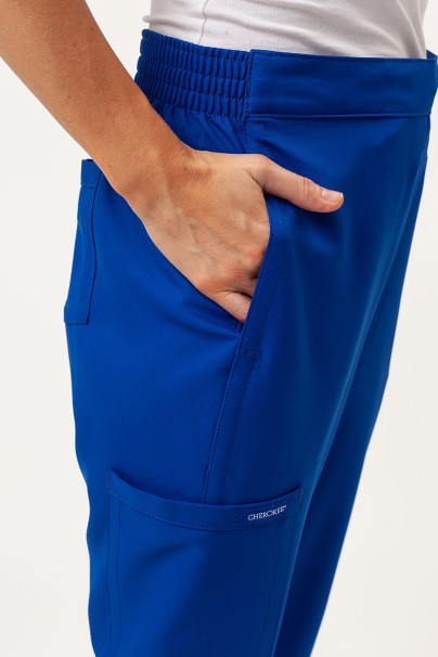 Dámské lékařské kalhoty Cherokee Ultra jogger tmavo modré-4