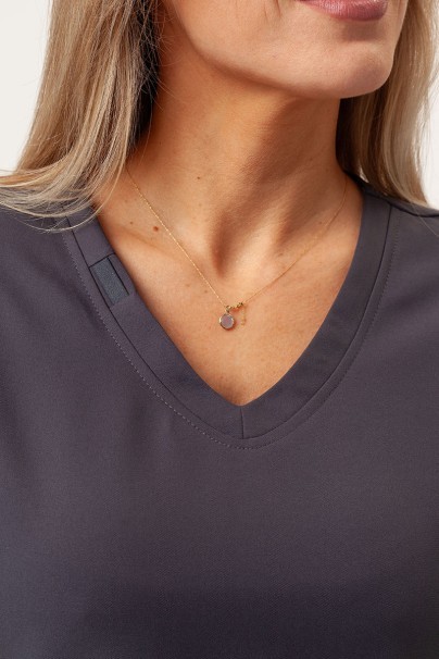 Dámská lékařská halena Cherokee Ultra V-neck Top šedá-3