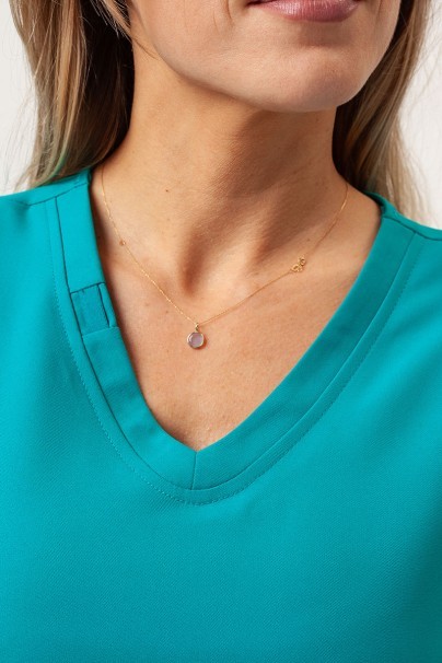 Dámská lékařská halena Cherokee Ultra V-neck Top mořsky modrá-3