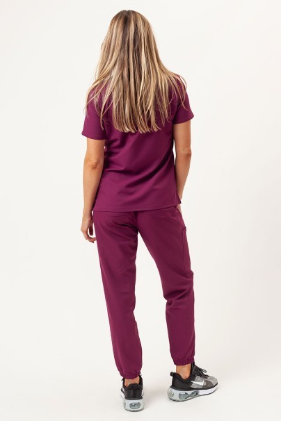 Dámská lékařská souprava Cherokee Ultra (halena V-neck, kalhoty Jogger) třešňová-2