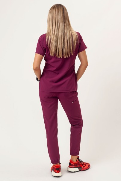 Dámská lékařská souprava Dickies EDS NXT (halena V-neck, kalhoty Jogger) třešňová-2