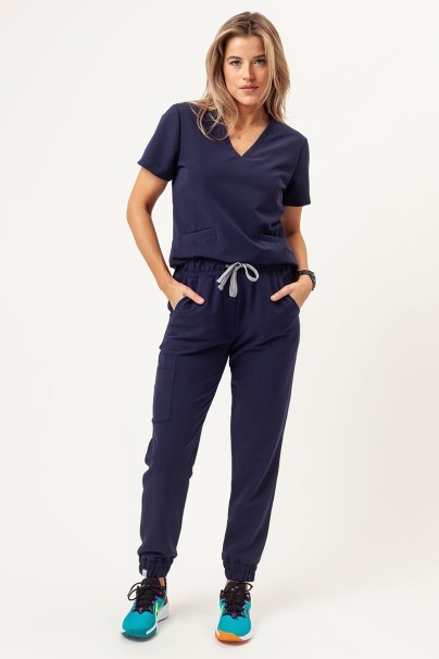 Dámská lékařská halena Sunrise Uniforms Premium Aura námořnická modř-2