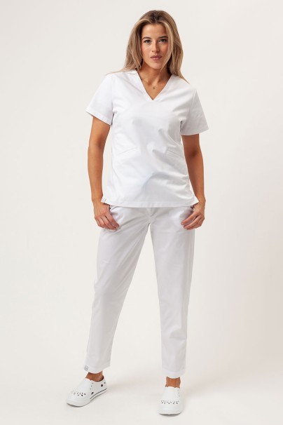 Lékařská souprava Sunrise Uniforms Premium (halena Aura, kalhoty Pride) bílá-2