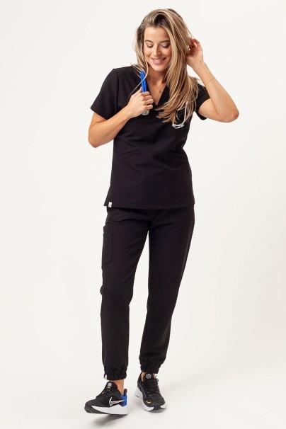 Dámské lékařské kalhoty Sunrise Uniforms Premium Vibe jogger černé-2