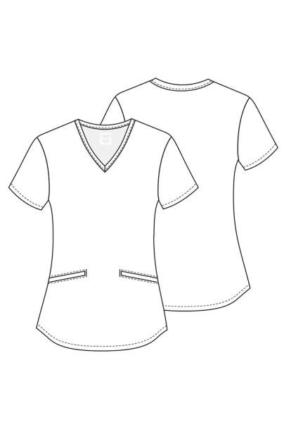 Dámská lékařská halena Cherokee Prints V-neck Loving Cause-5