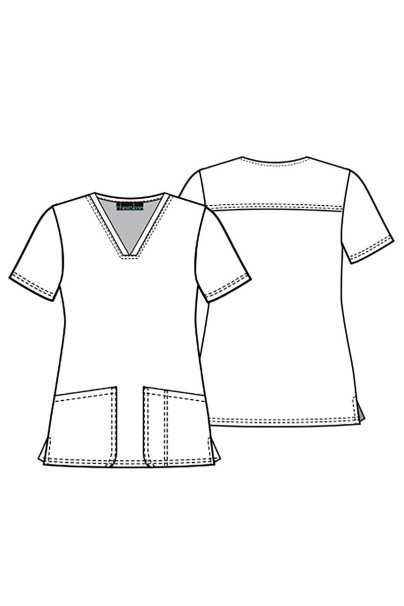 Dámská lékařská halena Cherokee Prints V-neck Marker Leopard-5