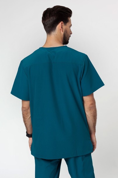 Pánská lékařská halena Uniforms World 309TS™ Louis karaibsky modrá PROMO-3