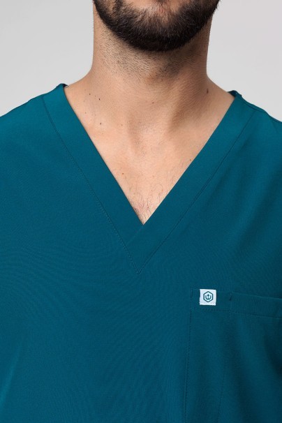Pánská lékařská halena Uniforms World 309TS™ Louis karaibsky modrá PROMO-5