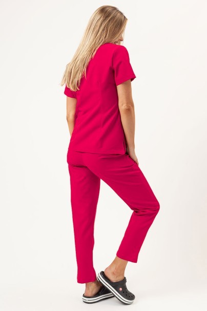 Dámská lékařská halena Sunrise Uniforms Premium Aura malinová-4