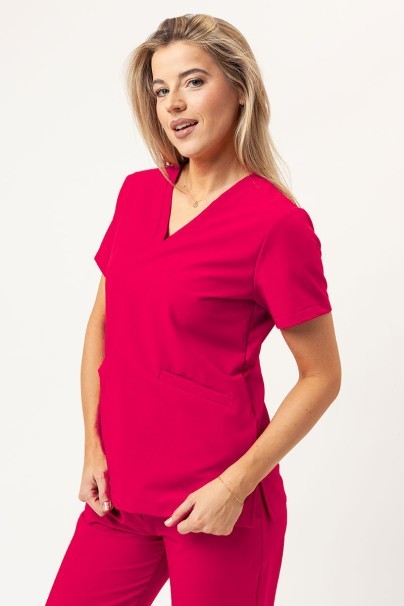 Lékařská souprava Sunrise Uniforms Premium (halena Aura, kalhoty Vibe) malinová-2