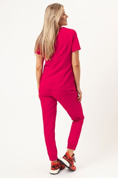 Lékařská souprava Sunrise Uniforms Premium (halena Aura, kalhoty Vibe) malinová-2