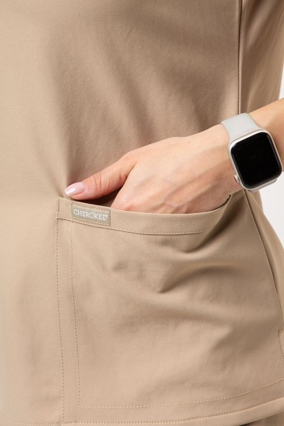 Dámská lékařská souprava Cherokee Ultra (halena V-neck, kalhoty Jogger) bežová-4
