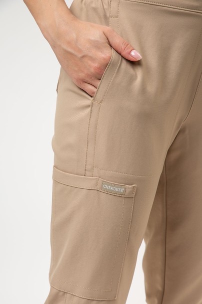 Dámská lékařská souprava Cherokee Ultra (halena V-neck, kalhoty Jogger) bežová-7