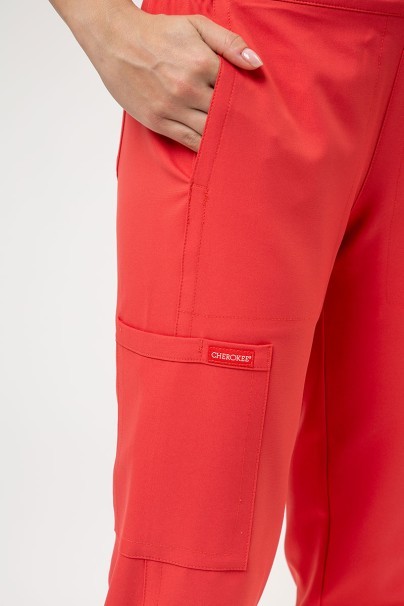 Dámská lékařská souprava Cherokee Ultra (halena V-neck, kalhoty Jogger) koralová-6