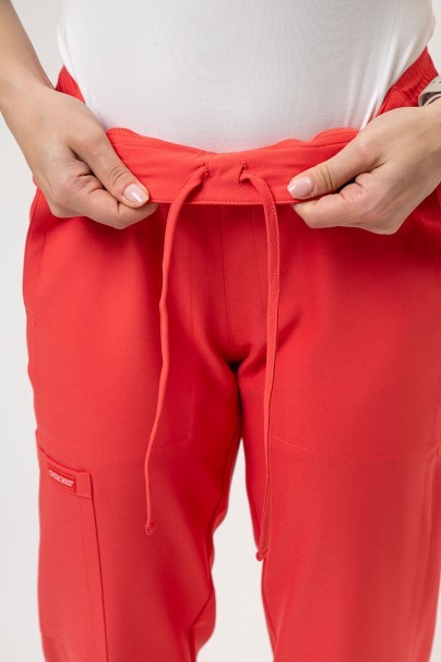 Dámská lékařská souprava Cherokee Ultra (halena V-neck, kalhoty Jogger) koralová-11