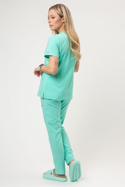 Lékařská dámská souprava Maevn Momentum (halena Double V–neck, kalhoty 6-pocket) mátová-1