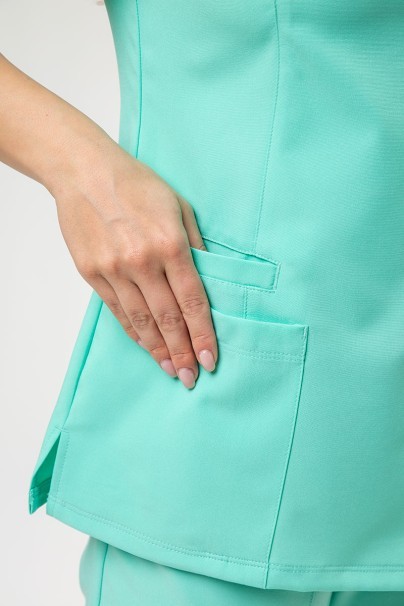 Lékařská dámská souprava Maevn Momentum (halena Double V–neck, kalhoty 6-pocket) mátová-4