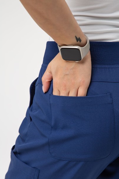 Dámská lékařská souprava Maevn Momentum (halenka Dolman, kalhoty Flare Leg) námořnická modř-11
