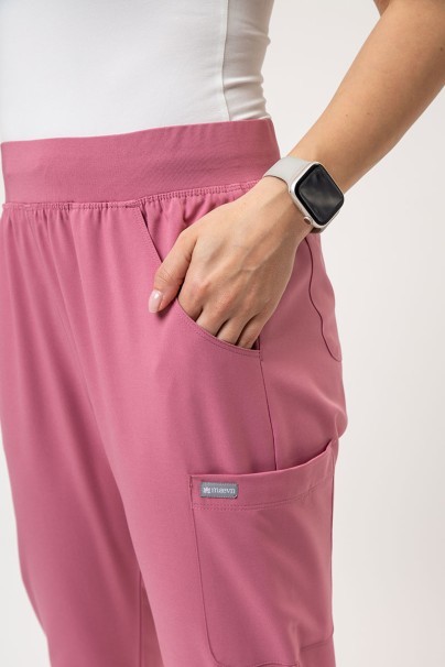 Dámské lékařské kalhoty Maevn Momentum jogger pastelově růžové-3