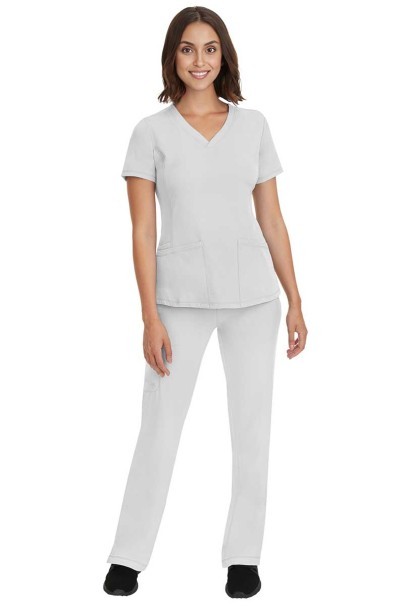 Dámské lékařské kalhoty Healing Hands Rebecca Flare bílé-2