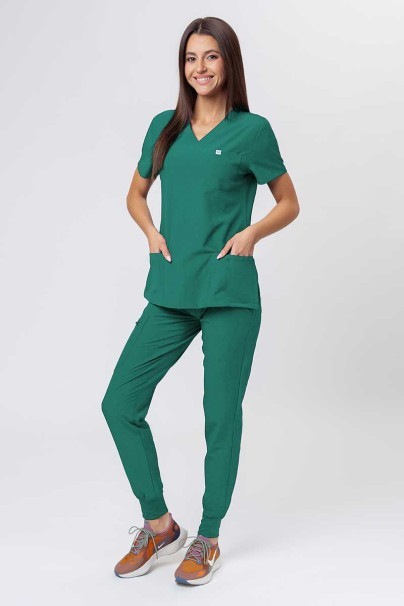 Dámské lékařské kalhoty Uniforms World 309TS™ Valiant zelené-2