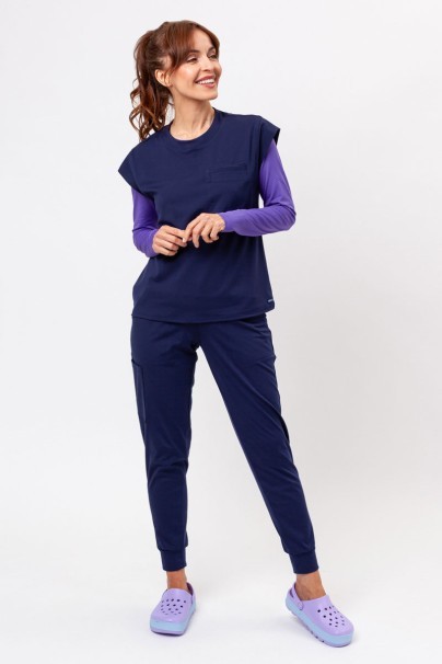 Dámské lékařské kalhoty Cherokee Achieve Jogger námořnická modř-9