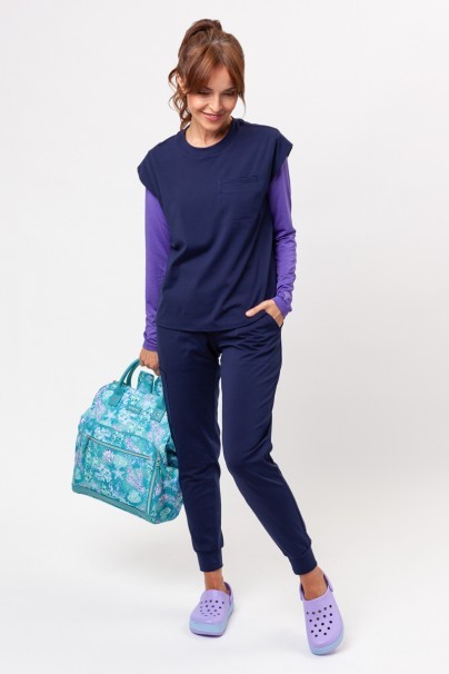 Dámské lékařské kalhoty Cherokee Achieve Jogger námořnická modř-11