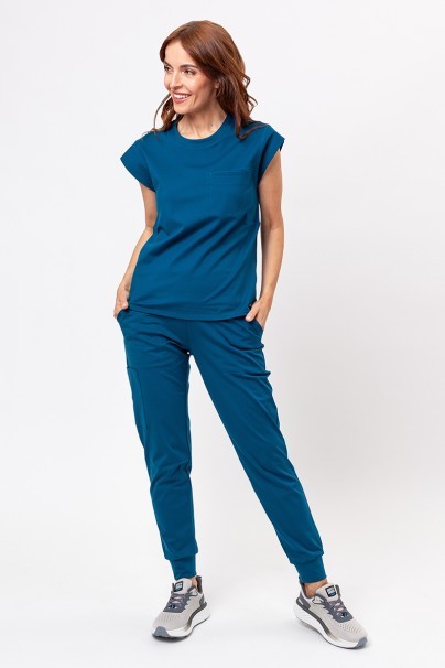 Dámské lékařské kalhoty Cherokee Achieve Jogger karaibsky modré-9