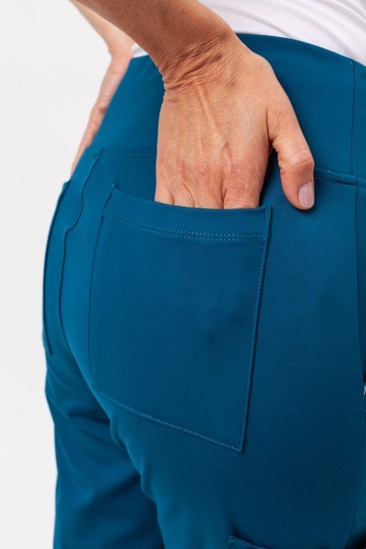 Dámské lékařské kalhoty Cherokee Achieve Jogger karaibsky modré-7