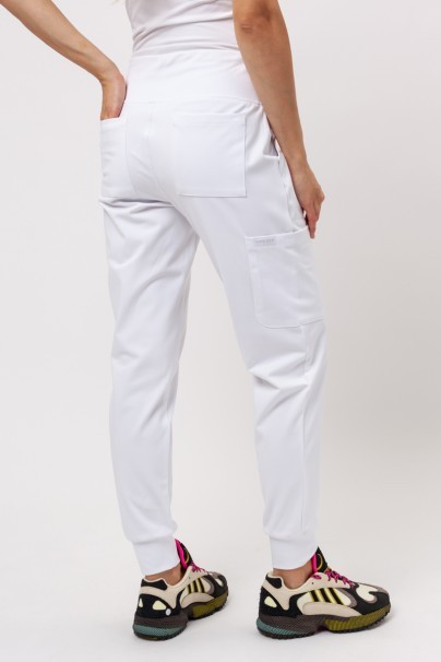Dámské lékařské kalhoty Cherokee Achieve Jogger bílé-2